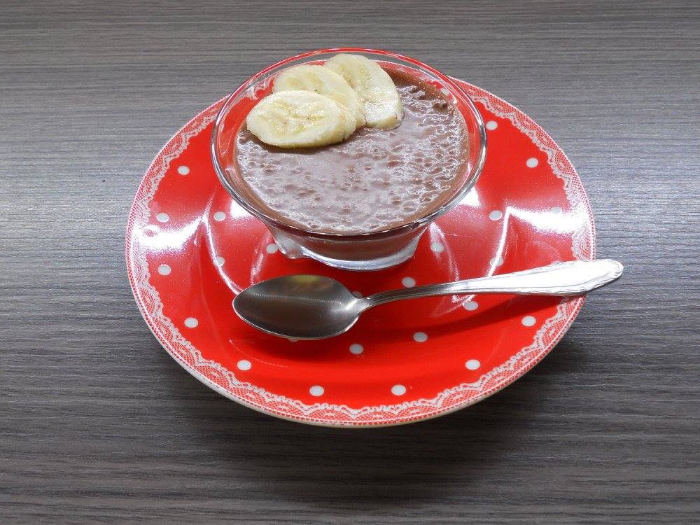 Banana Cocoa Chia Pudding