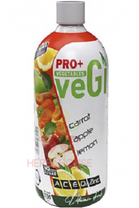 Obrázok pre PRO+ Legume Băutură necarbogazoasă cu energie scăzută cu vitamine A, C, E, D3, zinc și îndulcitori - morcov, măr, lămâie (750ml)
