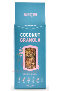 Obrázok pre Hester's Life Coconut Granola cu nucă de cocos fără gluten, fără adaos de zahăr (320g)