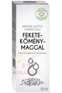 Obrázok pre Bálint Ulei de semințe de in cu chimen negru (50ml)