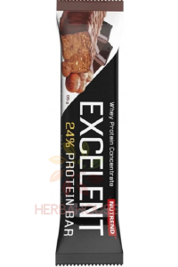 Obrázok pre Nutrend Excelent Fără gluten Baton proteic de ciocolată cu nuci (85g)