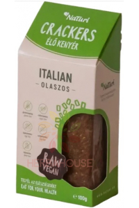 Obrázok pre NaTuri Raw Crackers fără gluten, feliile subțiri făcută din legume italiene (100g)