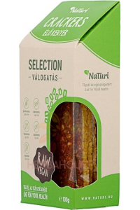 Obrázok pre NaTuri Raw Crackers fără gluten, feliile subțiri făcută din legume crocante 3 arome (100g)