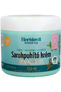 Obrázok pre Herbiovit Cremă emolientă pentru călcâie cu ulei de arbore de ceai (250ml)