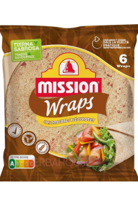 Obrázok pre Mission Wrap tortilla de cereale integrale 6 buc (370g)