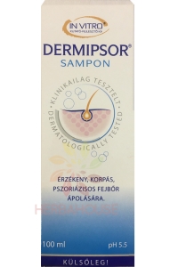 Obrázok pre In Vitro Dermipsor Șampon pentru păr - psoriazis, mătreață (100ml)