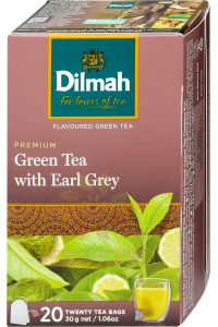 Obrázok pre Dilmah Ceai verde cu Earl Grey (20buc)