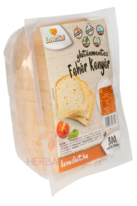 Obrázok pre LoveDiet Pâine albă feliată fără gluten (300g)