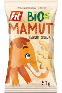 Obrázok pre Fit Bio Mamut Gustare de porumb fără gluten cu alune (50g)