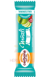 Obrázok pre Cerbona Fit Baton Muesli cu calciu fără zahăr adăugat, măr și cireșe (20g)