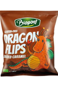 Obrázok pre Biopont Bio Dragon Flips Gustare de porumb fără gluten caramel sărat (25g)