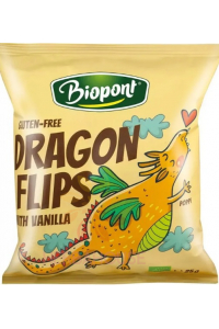 Obrázok pre Biopont Bio Dragon Flips Gustare de porumb fără gluten cu aromă de vanilie (25g)