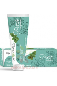 Obrázok pre Charlotte Cosmetic UW Classic Fresh Pastă de dinți fără fluor (75ml)