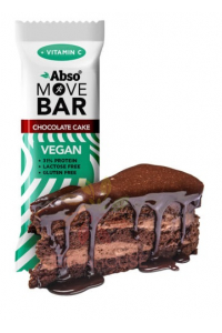 Obrázok pre Abso Vegan Baton proteic fara gluten - prajitura de ciocolata cu glazura (35g)