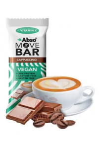 Obrázok pre Abso Vegan Baton proteic fără gluten - cappuccino (35g)