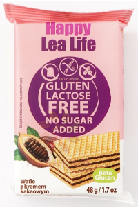 Obrázok pre Flis Lea Life Napolitane fără gluten cu umplutură de cacao fără zahăr (48g)