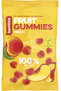 Obrázok pre Bombus Fruit Gummies gume de piersici (35g)