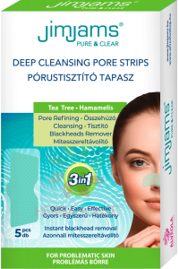 Obrázok pre JimJams Pure & Clear 3in1 Plasture pentru curățarea porilor (5buc)