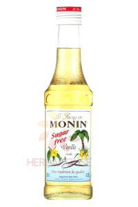 Obrázok pre Monin Sirop cu îndulcitori - vanilie (250ml)