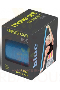 Obrázok pre Move On Banda de kinesiologie - blue 5cm x 5m (1buc)