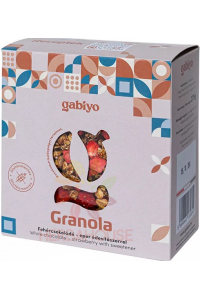 Obrázok pre Gabiyo Granola fără gluten ciocolată albă-căpșuni cu îndulcitor (275g)