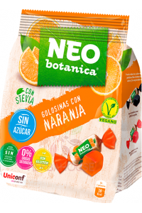 Obrázok pre Neo Botanica Bomboane din jeleu fără gluten cu aromă de portocale cu îndulcitori (150g)