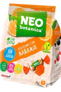 Obrázok pre Neo Botanica Bomboane din jeleu fără gluten cu aromă de portocale cu îndulcitori (72g)