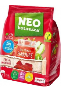 Obrázok pre Neo Botanica Bomboane din jeleu fără gluten cu aromă de mere și căpșuni cu îndulcitori (72g)