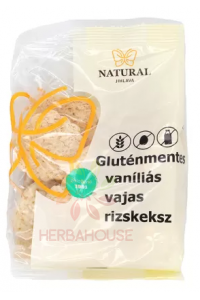 Obrázok pre Natural Biscuiți de orez cu unt fără gluten - vanilie (100g)