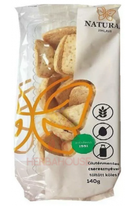 Obrázok pre Natural Biscuiți umplute cu mei fără gluten - cireșe (140g)