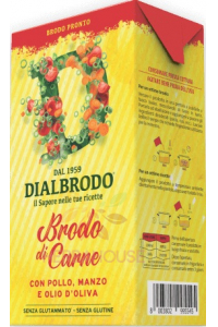 Obrázok pre Dialcos DialBrodo Bulion natural de carne fără gluten (1000ml)