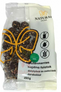 Obrázok pre Natural Bucăți de hrișcă fără gluten cu portocale (150g)