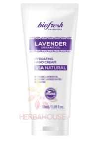 Obrázok pre Biofresh Lavender Cremă hidratantă de mâini cu ulei de lavandă organic (50ml)