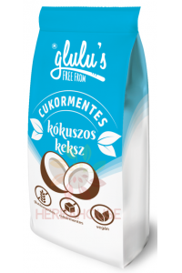 Obrázok pre Glulu's FreeFrom Vegan Biscuiți fără gluten cu nucă de cocos cu îndulcitor (70g)