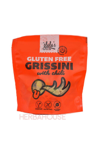 Obrázok pre Glulu's FreeFrom Vegan Grissini fără gluten cu chili (100g)