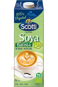 Obrázok pre Riso Scotti Barista Bio Băutură din plante de soia fără gluten, neîndulcită (1000ml)
