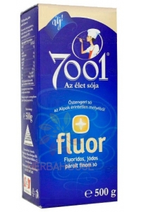 Obrázok pre 7001 Sare de mare fină fluorurată și iodată (500g)