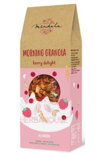 Obrázok pre Mendula Berry Delight Granola fără gluten - merișor și zmeură (300g)