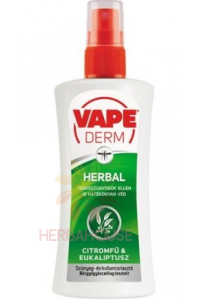 Obrázok pre Vape Derm Herbal Repelent pentru țânțari și căpușe, pompă (100ml)