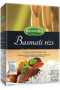 Obrázok pre Lestello Orez basmati în pungi de gătit 400g (4 x 100g)