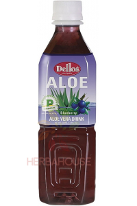 Obrázok pre Dellos Aloe vera băutură necarbogazoasă cu aromă de afine (500ml)