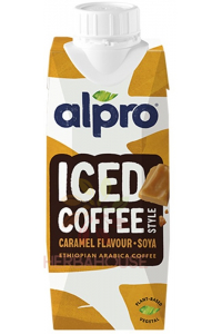 Obrázok pre Alpro Iced Coffee Cafea cu gheață din soia din arabica etiopiană - aromă de caramel (250ml)