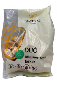 Obrázok pre Natural DUO Biscuiți fără gluten cu nucă de cocos și căpșuni (150g)