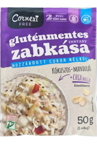 Obrázok pre Cornexi Terci de ovăz fără gluten Nucă de cocos, migdale și chia fără zahăr adăugat (50g)