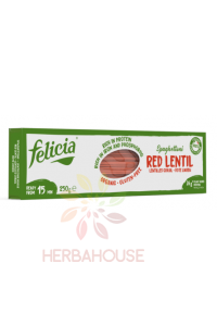 Obrázok pre Felicia Bio Paste de linte roșie fără gluten - spaghete (250g)