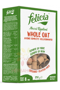 Obrázok pre Felicia Bio Paste de ovăz fără gluten - mezzi rigatoni (250g)