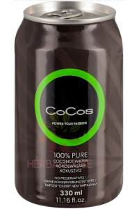 Obrázok pre COCOS PRÉMIUM 100% KÓKUSZVÍZ 330ML DRS+50FT BETÉTDÍJ