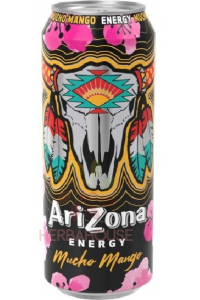 Obrázok pre Arizona Energy Mucho Mango Băutură carbogazoasă cu cofeină (500ml)