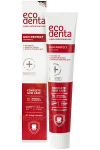 Obrázok pre Ecodenta Pastă de dinți fără fluor pentru protecția gingiilor cu ulei Tea Tree (75ml)