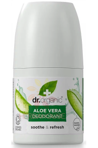 Obrázok pre Dr.Organic Deodorant natural cu Aloe vera fără săruri de aluminiu și alcool (50ml)